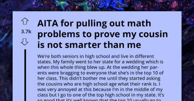 High School Senior Proves Cousin's Academic Superiority Is a Sham With SAT Math Questions