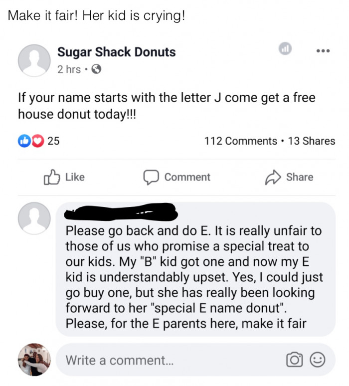 8. Make it fair for the servers and go back to 