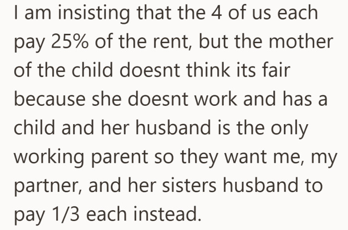 Now the numbers are the same, but the expectations are not. What feels equal to one side feels off to the other.