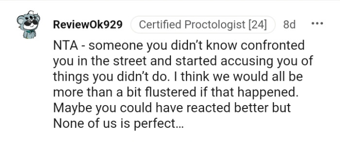 When someone starts accusing you of something you didn't do