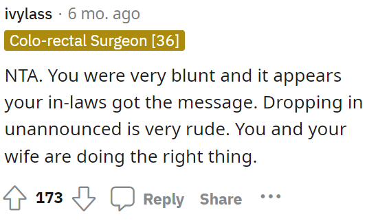 People practically ran to tell OP that he's NTA and that his in-laws are nuts.