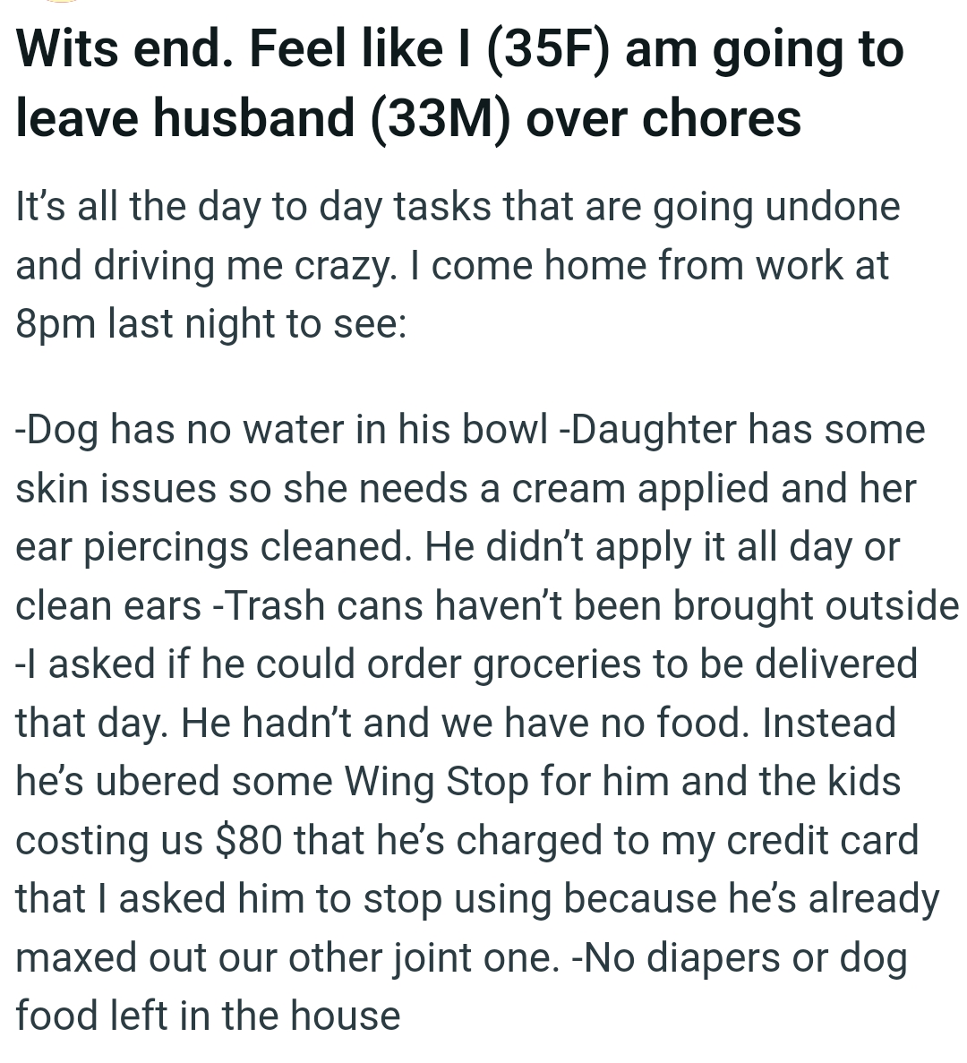 The OP Kicks Off Her Story