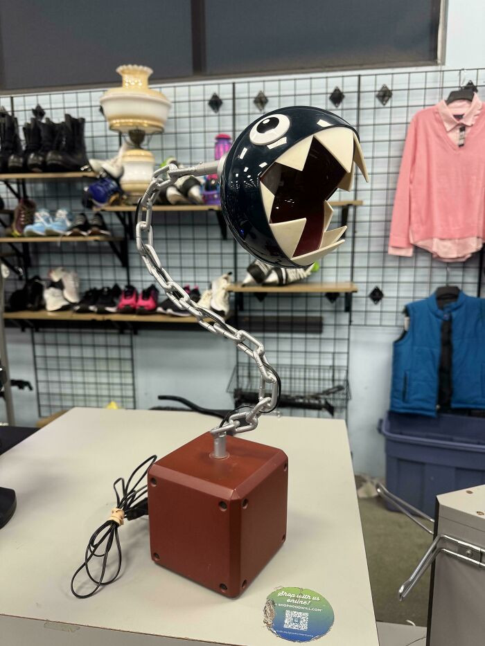 "Chain Chomp Lamp From Goodwill!"