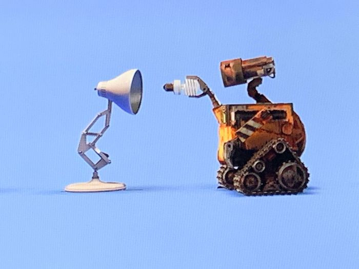 9. In The Pixar Logo After The Credits Of Wall-E, Wall-E Replaces Luxo Jr.’s Lightbulb With An Environmental Friendly Bulb After His “Round” Bulb Goes Out