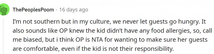 Never let guests leave hungry, especially if they ask for food