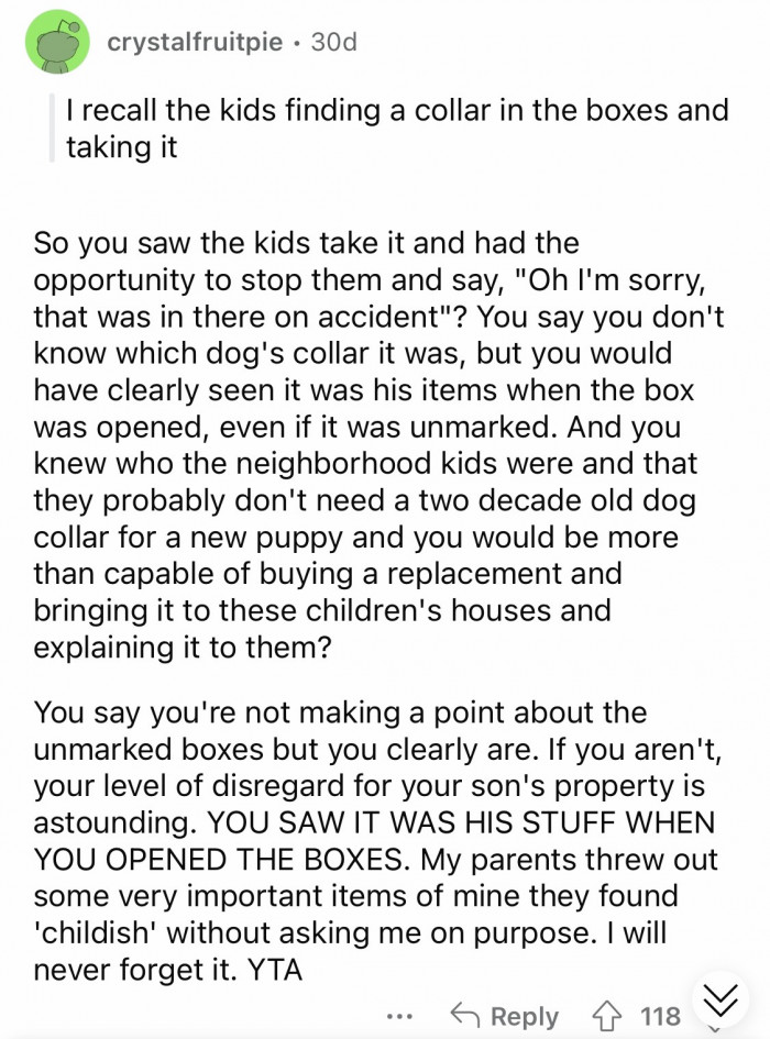 15. Indeed, a devastating moment to experience.