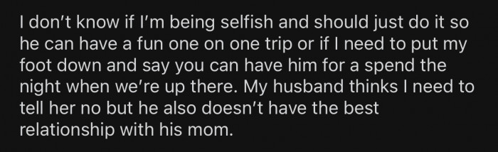 Op second-guessed her decision and decided to ask the Reddit community.