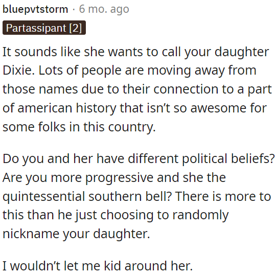 OP needs to be cautious about letting her child be around her.