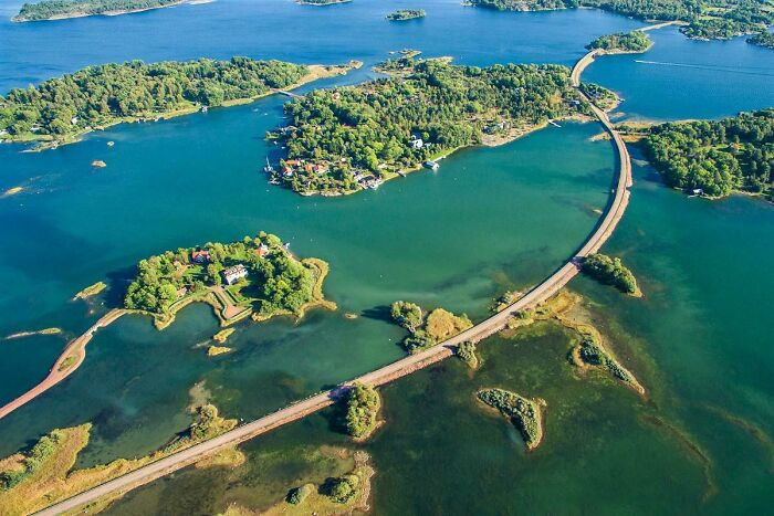 17. Road Connecting Different Islands In Åland Islands