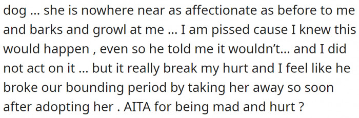 And here is her main problem: