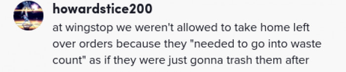 Now we’re just adding more food waste instead of giving it to starving people. Sad.