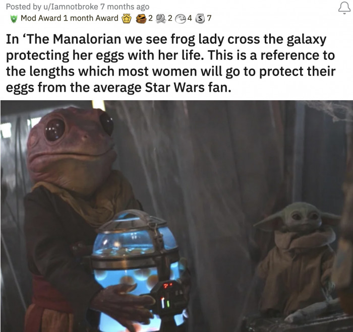 27. Why do you think Palpatine looks so dried up?