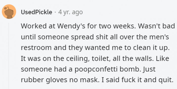 3. Who would think it was still worth it to not quit in this situation?