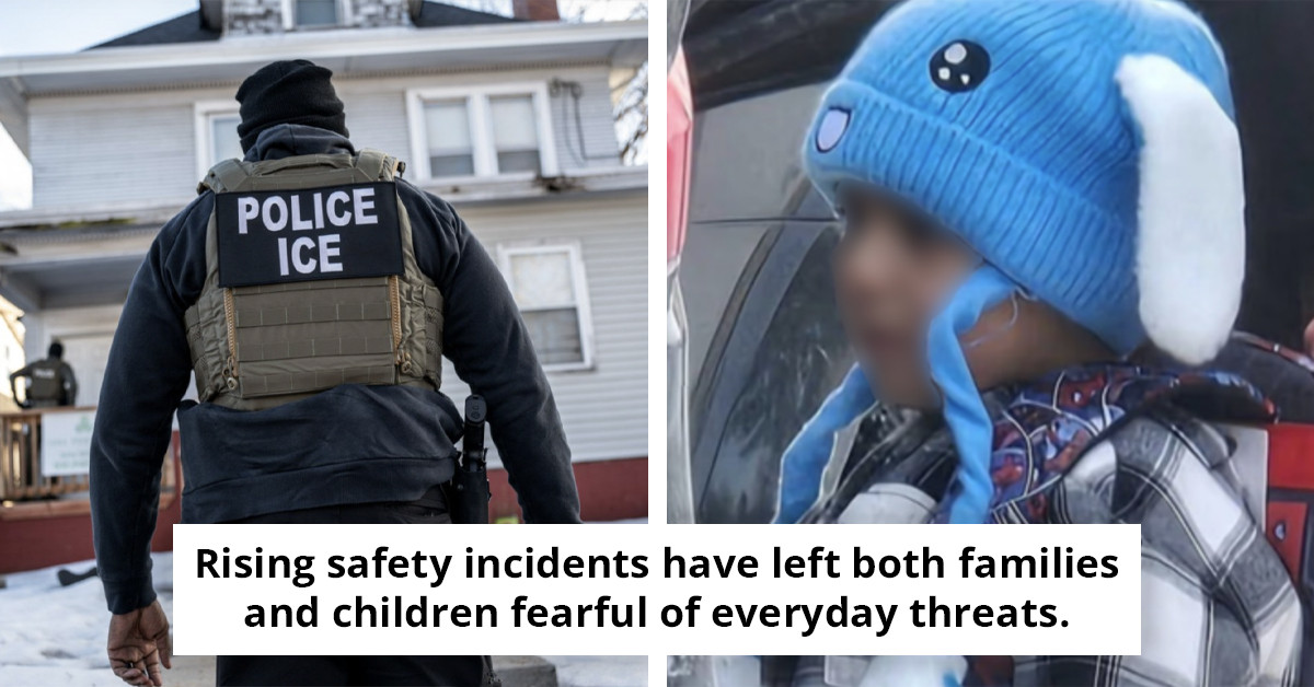 ICE apprehends five-year-old boy right after he arrives home from school