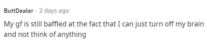 17. Think about nothing... Now that's bliss