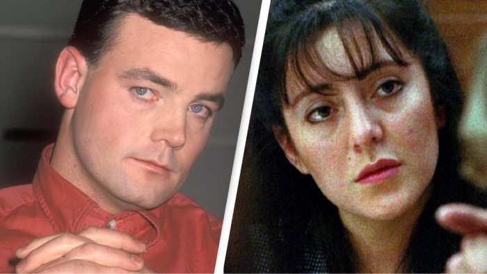 John Bobbitt looking shocked during the media coverage of the aftermath