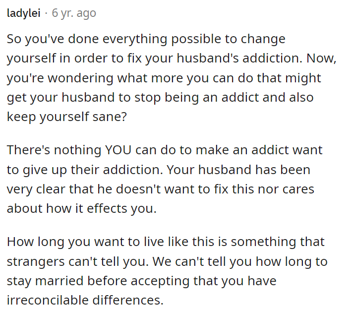 We agree with this comment heavily, and we do think that there's not much left for her to do here.