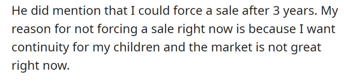 And she wanted advice regarding this issue: