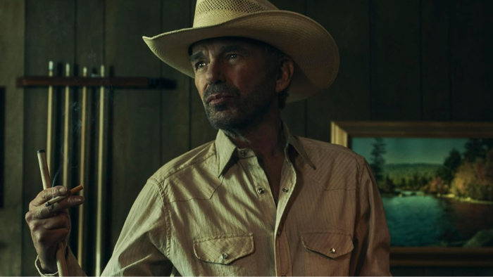 Sarah Larter in a sarcastic hotel confrontation from the Landman episode