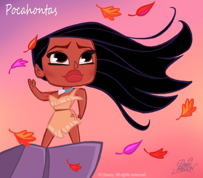 39. The Chibi Style Version of Pocahontas