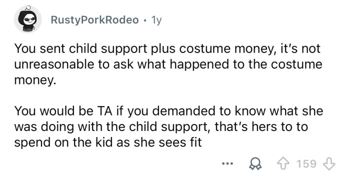 That was extra money.