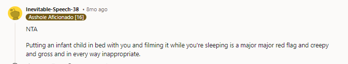 Yes! It portends the possibility of waking up and being the only one home with the kid. OP should lock her door.