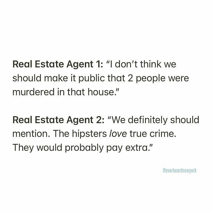 15. Why they would probably pay extra...