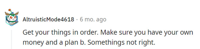 Time to pack that financial parachute because something's fishier than a seafood buffet. Having a solid plan B is the name of the game.