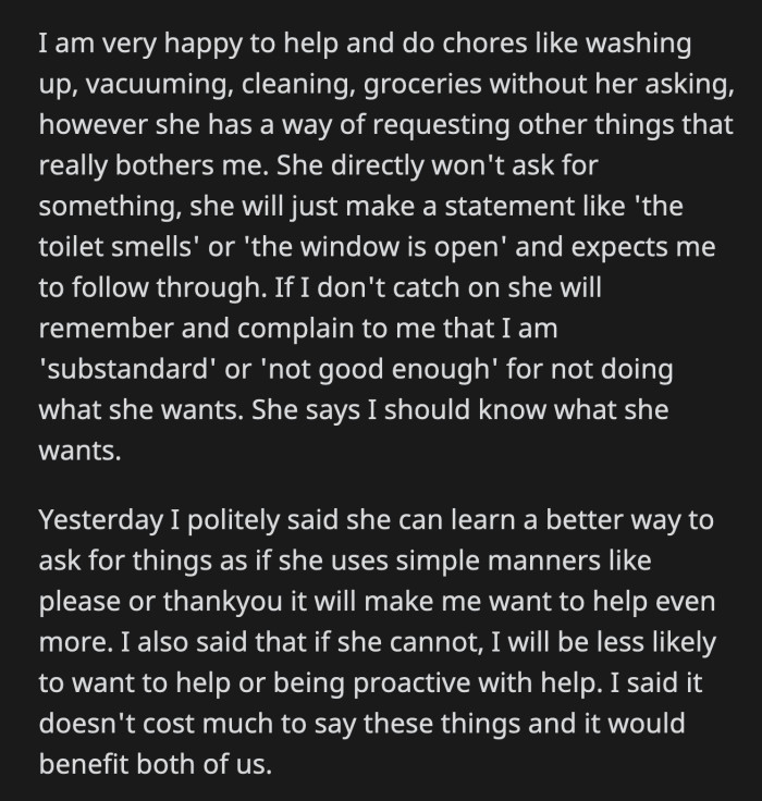 She Wished for OP to Become a Robot Who Fulfills All of Her Wants and Needs Regardless of Her Tone