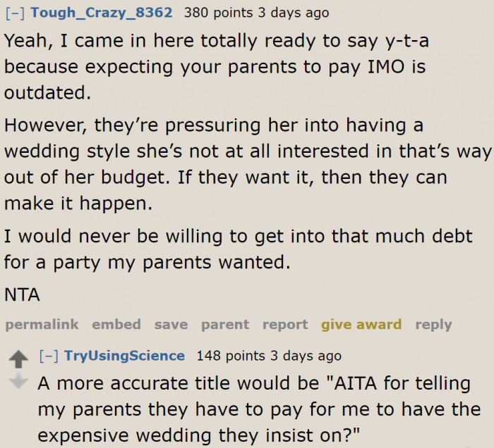 If You Only Read the Title, You'd Think That OP Is in the Wrong, But...