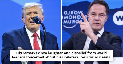 Trump asserts that Europe once referred to him as 'daddy' while criticizing NATO and clarifying his position on Greenland.