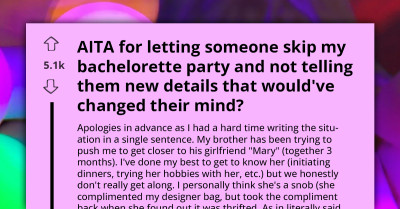 Snobby Girl Criticizes SIL's Budget Bachelorette Party, Then Freaks Out When Not Invited After Upgrade