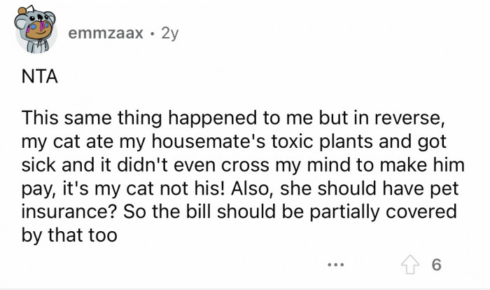 5. In the same situation, with different responses.