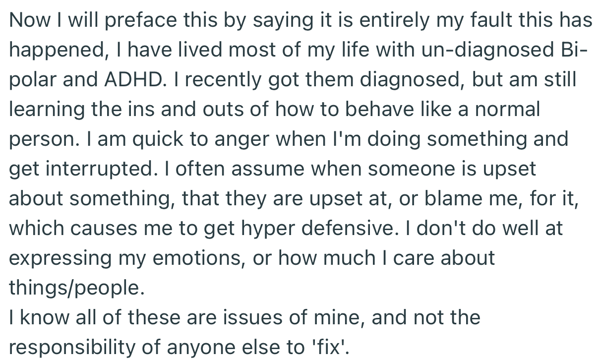 For Context: OP is Battling Bipolar Disorder with ADHD