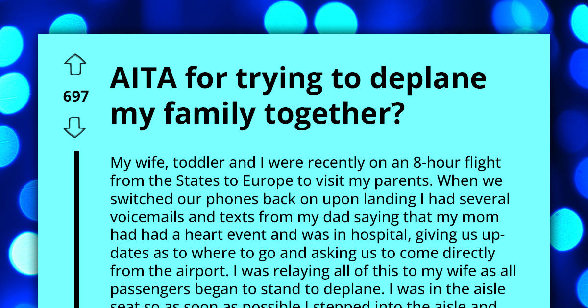 Redditor Engages In Heated Face-Off With Fellow Passenger In Race To Exit Plane First