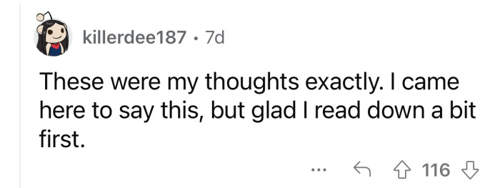 That's the most plausible scenario.