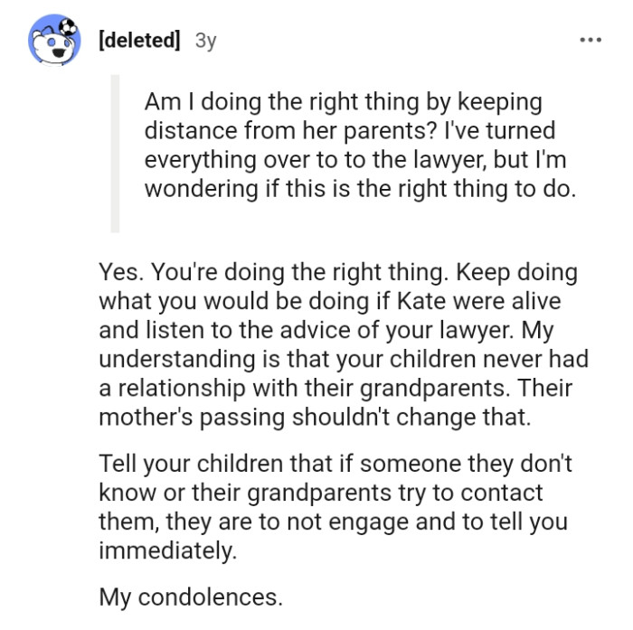 The OP should keep it up.