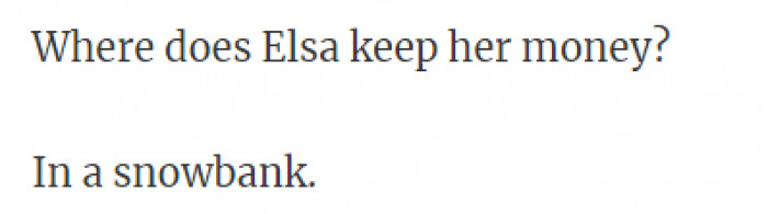 23. Elsa keeps her money in a...