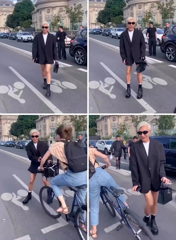 "She’s Not Looking Where She’s Going"