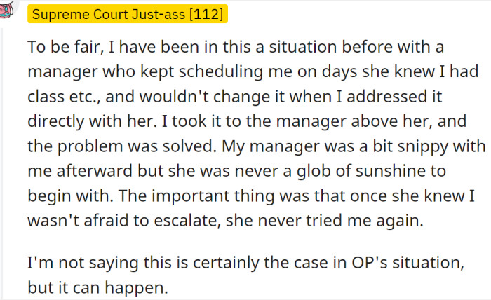 A Reddit user explained a similar experience and how they handled it