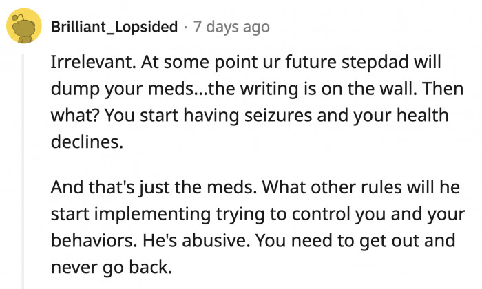 However, he might be the only adult who can protect OP