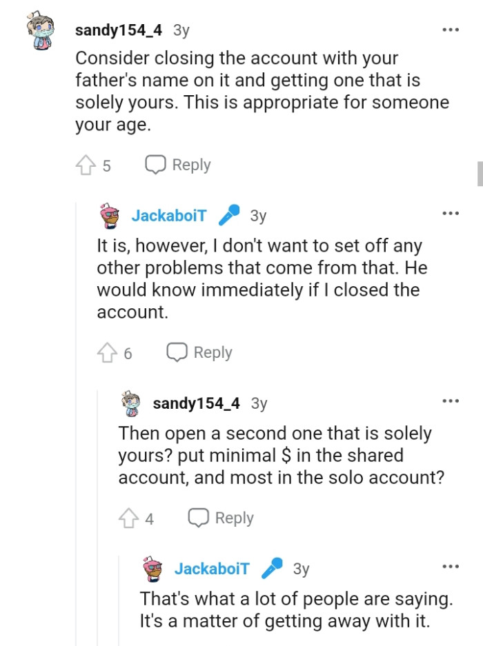 This is appropriate for someone the OP's age