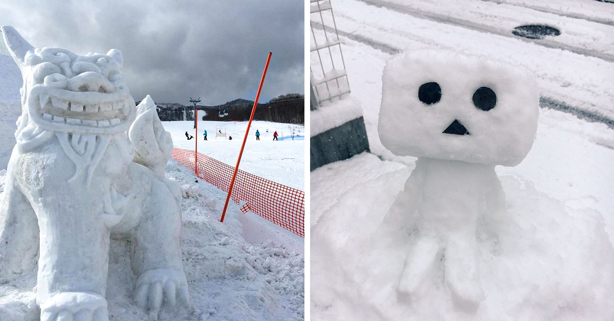27 Pictures Of Wonderful Snow Sculptures Built During Heavy Snowfall In Japan