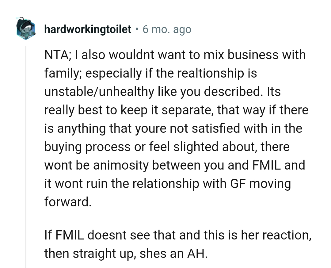 It won't ruin the relationship with the girlfriend moving forward