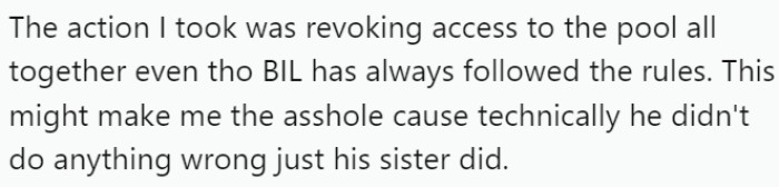 OP has offered the following explanation for why they think they might be the a-hole: