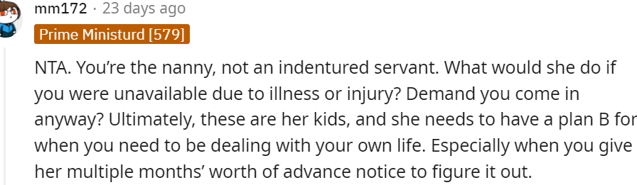 14. Your employer ought to have a plan B