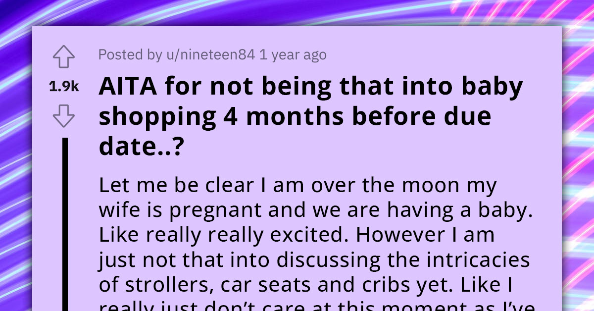 Future Dad Gets Slammed For Showing Apathy Towards Baby Shopping Despite Wife's Impending Delivery