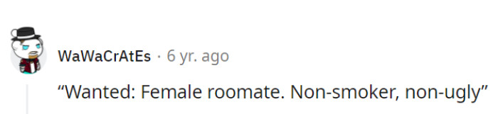 The Timeless Charm Of Blunt Honesty In Roommate Ads. It's Like A Real-Life Tinder Profile, But For Shared Living Spaces.