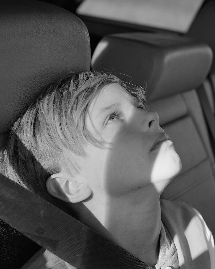 Francis In His Father’s Mercedes Wagon By Anastasia Pagonas