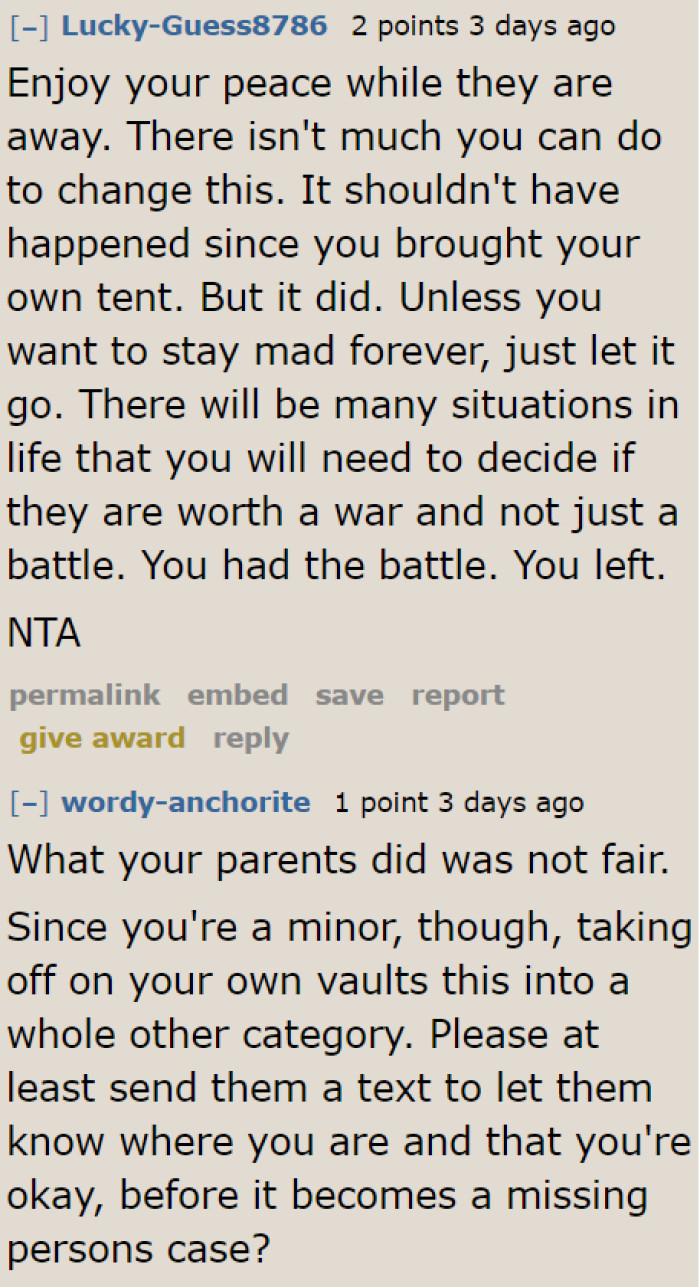 Now that he has left, at the very least, he can peacefully enjoy being by himself.